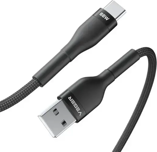 Veger AC04 USB-A uz USB-C kabelis 66W 1.2m Photo 2