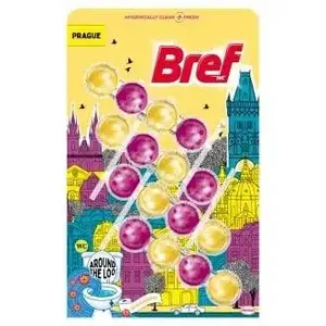 Освежитель и очиститель для унитаза Bref Le Prague 4 x 55 г