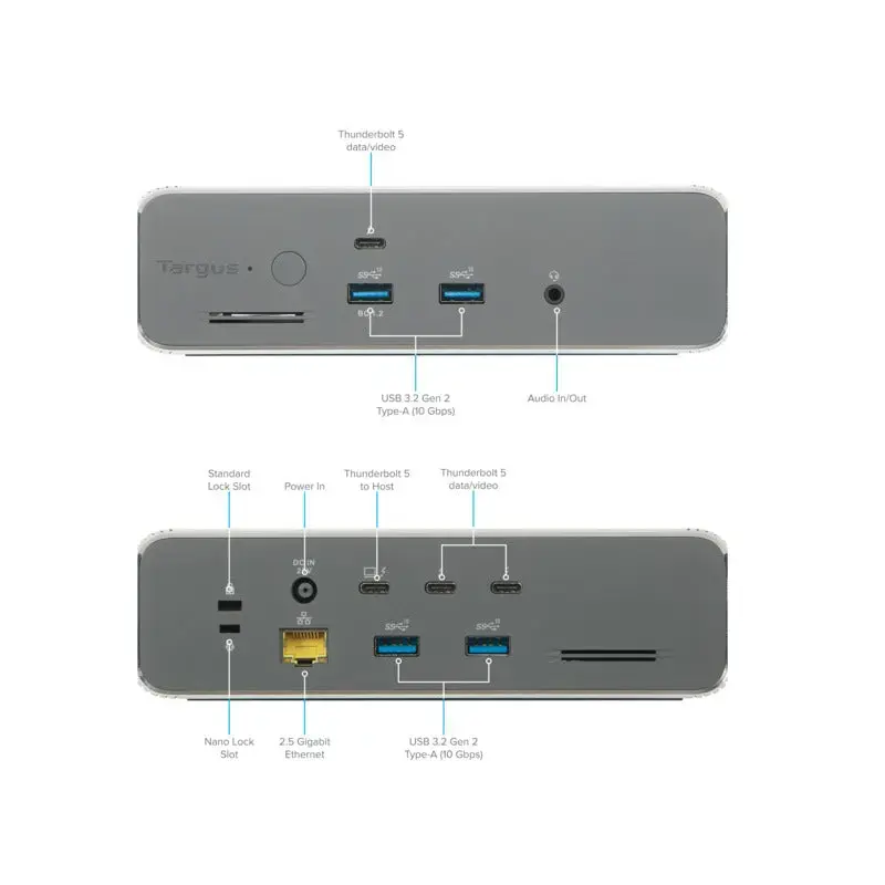 Targus DOCK230EUZ Thunderbolt 5 Docking Station Photo 2
