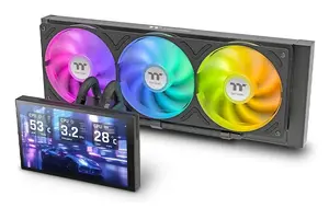 Thermaltake CL-W493-PL12SW-A computer cooling system Processor All-in-one liquid cooler 12 cm Black 1 pc(s)