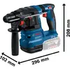 Bosch 18V Professional elektroinstrumentu komplekts: GBH 18V-22, GSR 18V-65, GDX 18V-285 Photo 3