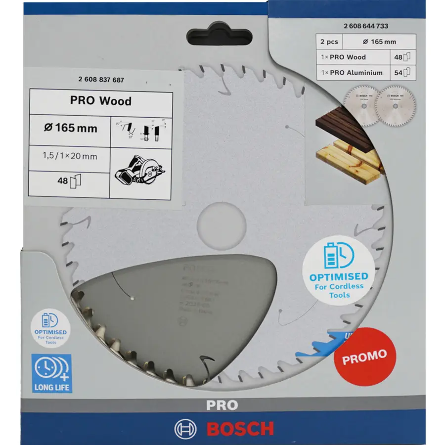 Bosch ripzāģa asmens kokam un alumīnijam