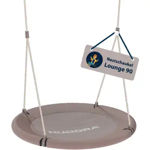 Качели-гнездо HUDORA Nest Swing Lounge 90, бежевые