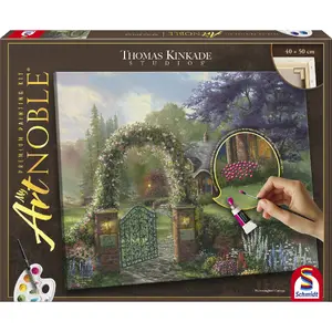 Schmidt Spiele My ArtNOBLE Thomas Kinkade - Hummingbird Cottage