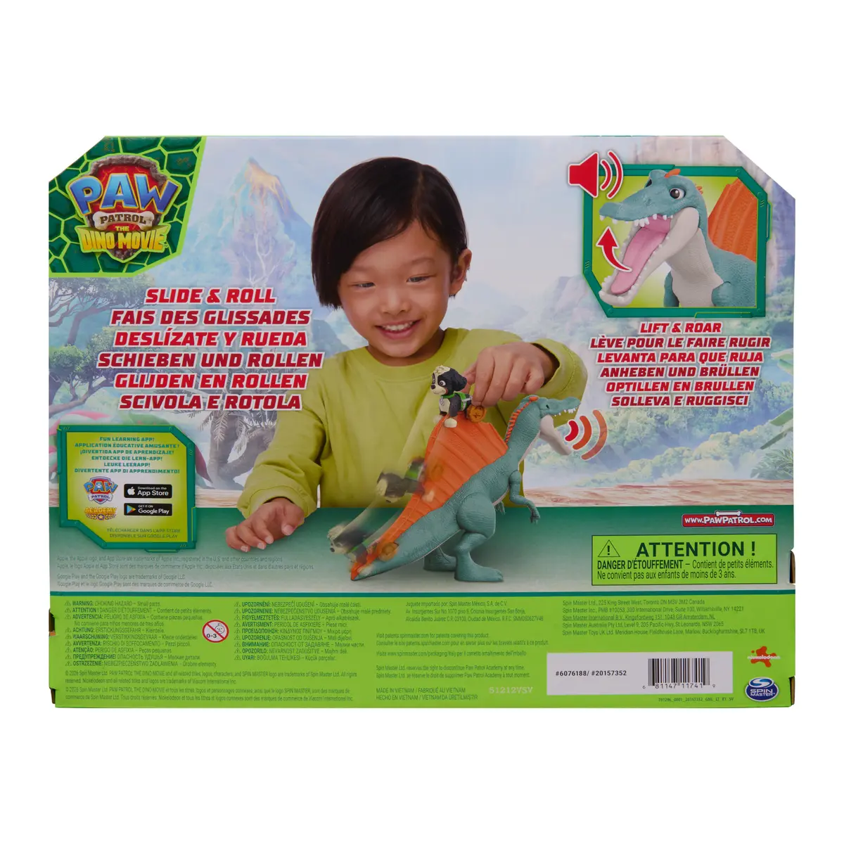 Spinmaster PAW Patrol Rise & Roll Dino Set Photo 9