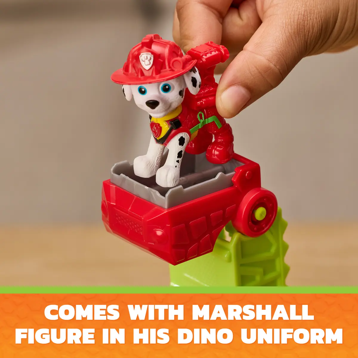 Spinmaster Marshall's Dino Rescue Fire Truck Toy Car Photo 5