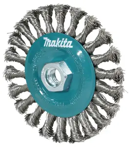 Makita D-77540 kausveida birste leņķa slīpmašīnām 125mm M14 INOX