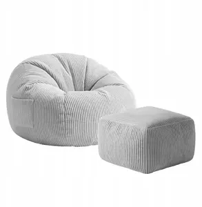 Mark Adler Comfy 3.0 Grey Footrest Ottoman