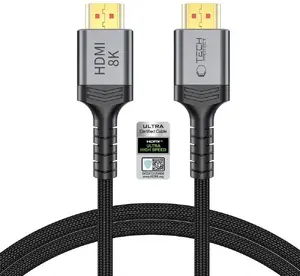 Tech-Protect Ultraboost HDMI 2.1 kabelis 100 cm, 8K 60Hz, 4K 120Hz, melns