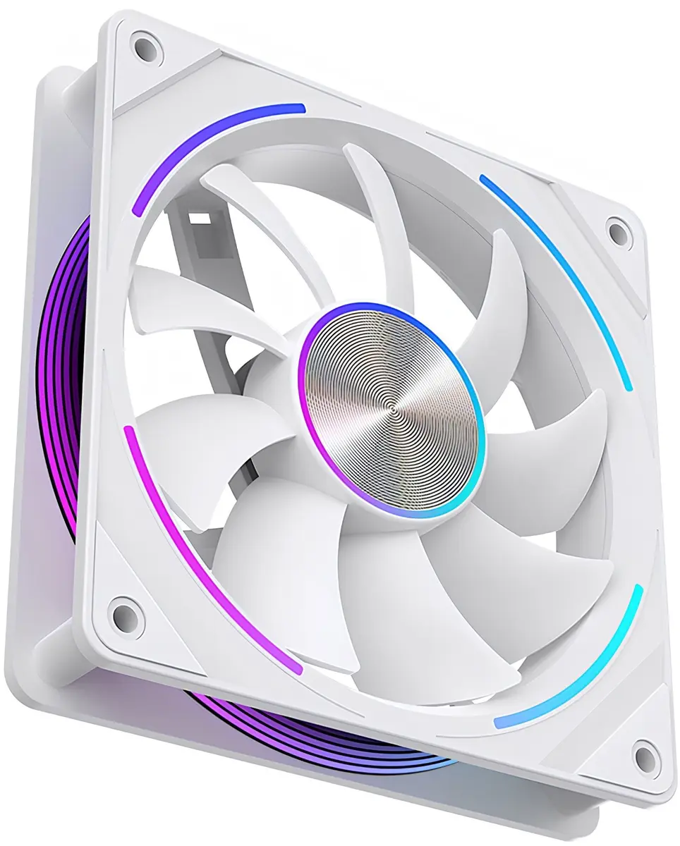 Lovingcool S-PRO-120-CD-WHITE 120mm datora korpusa ventilators