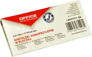 PBS Connect Notes samoprzylepny 51X38 Office Products 100k.jasnożółty op.3szt.