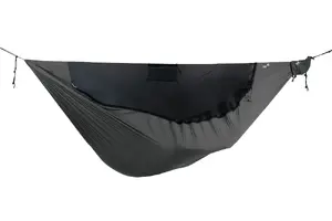 Ticket To The Moon PRO HAMMOCK - Lightest Pro Piekarams šūpuļtīkls 1 persona(s) Neilons Pelēks