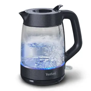 Электрический чайник Tefal KO2G08 1.7 л 2000 Вт стеклянный черный