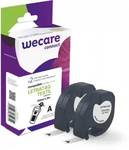 Armor K80052W4 label-making tape Black on white