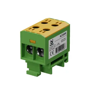 NLT235 Universālā spaile 2x2,5–35 mm², dzelteni/zaļa (y/g), alumīnija/vara (Al/Cu) vadītājiem