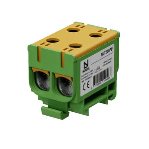 NLT250 Universālā spaile 2x2,5–50 mm², dzelteni/zaļa (y/g), alumīnija/vara (Al/Cu) vadītājiem