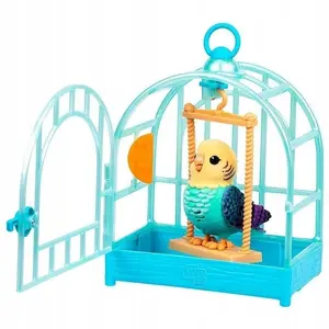 Cobi Little Live Pets Interactive Toy Bird Blue and Yellow