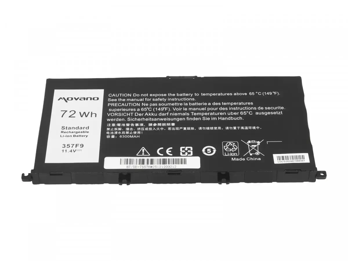 Movano BT/DE-7557H akumulators Dell Inspiron 5577 7557 Photo 3
