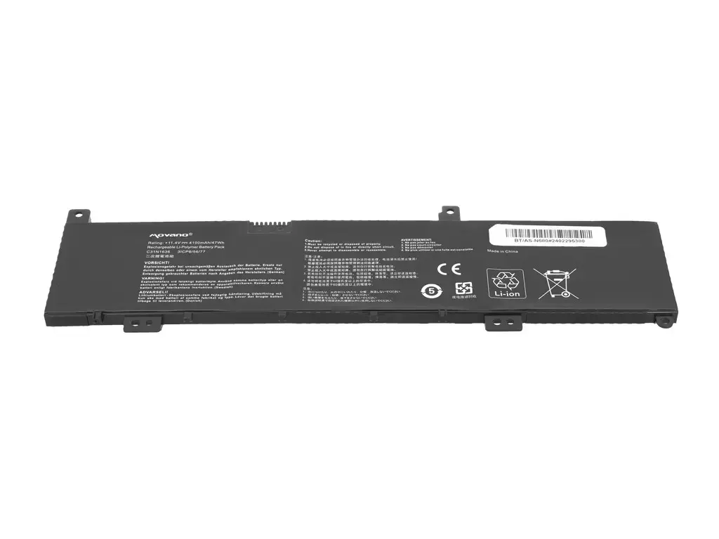 Movano C31N1636 Battery for Asus VivoBook X580 N580 Series Photo 3