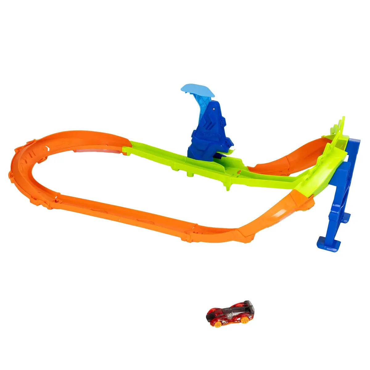 Mattel Hot Wheels Stunt Tracks Jump Circuit Speedway komplekts Photo 2