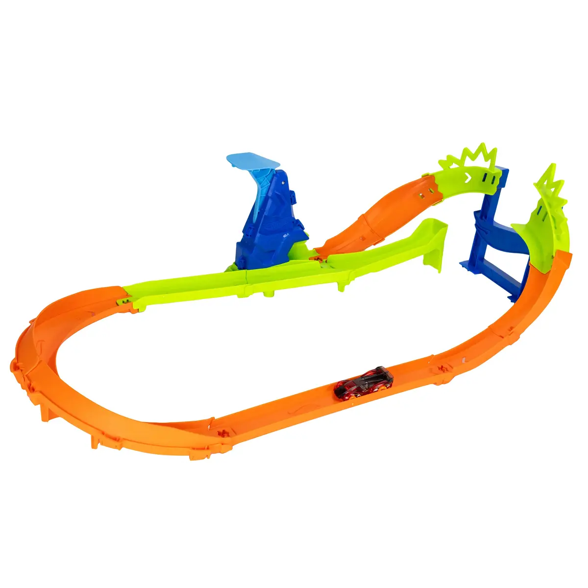 Mattel Hot Wheels Stunt Tracks Jump Circuit Speedway komplekts Photo 3