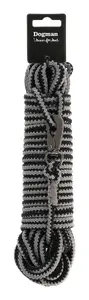 Dogman Iris Tracking Lead for Dogs, 15 m, Black and Grey