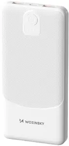 Wozinsky Wpower WPBBK-3 ārējais akumulators 10000 mAh 10W ar 2x USB-A pieslēgvietām balts