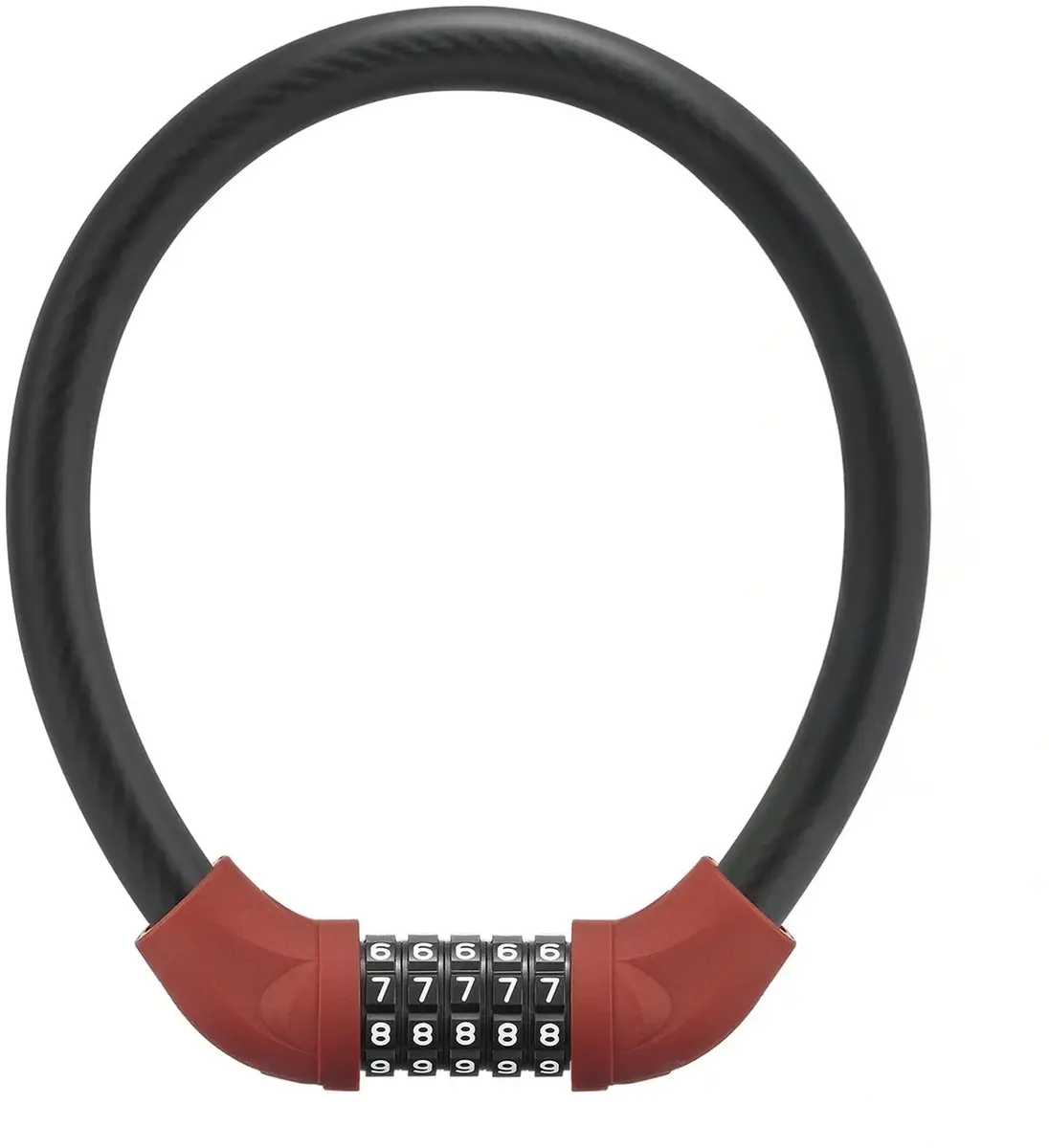 Rockbros RKS570-RD velosipēda slēdzene ar tērauda