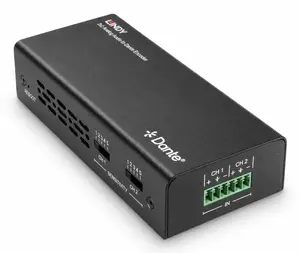 Аудиокодер Lindy 70622, 2-канальный аналоговый аудиосигнал в Dante