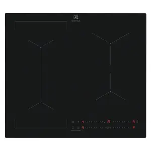 Electrolux CIV63449CT Iebūvējama indukcijas plīts virsma 4 gatavošanas zonas Skārienjutīga vadība 7200 W Melna stikla keramika