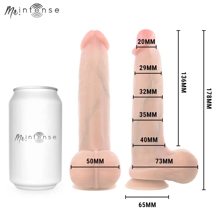MR. INTENSE Bruce S silikona dildo | 17.8 cm Photo 4