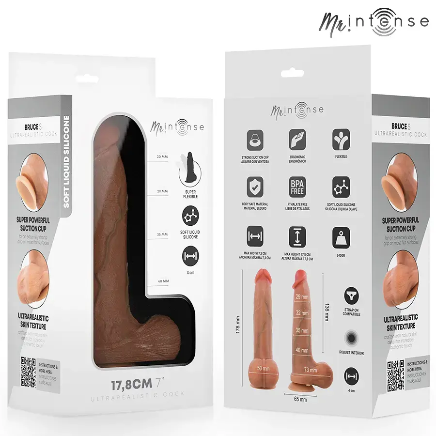 MR. INTENSE Bruce S silikona dildo | 17.8 cm Photo 8