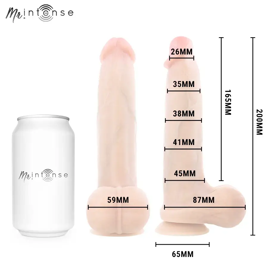 MR. INTENSE Bruce M silikona dildo ar sēkliniekiem Photo 4