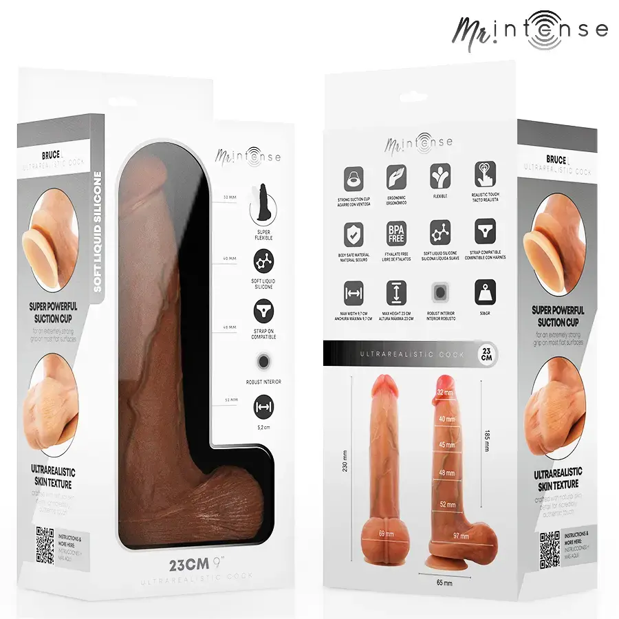 MR. INTENSE Bruce L silikona dildo | 23 cm Photo 3