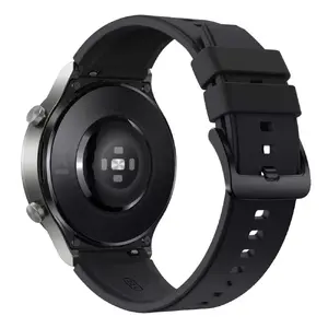 Hurtel Silicone Strap for Huawei Watch GT 2, GT 3, GT 4, GT 2 Pro, GT 3 Pro, GT 4 Pro, and GT 2e - Black