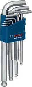 Bosch 1600A01TH5 Hex Key Set, 9 Pieces
