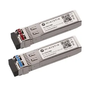 MikroTik S+2733LC10D 10G Single-Mode SFP+ Transceiver Module Pair, 10 km
