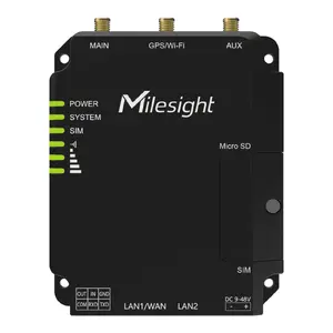 Milesight UR32 Pro Industrial 4G LTE PoE Router with RS485