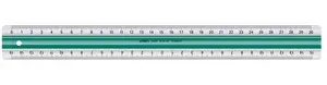 Linex S30MM Acrylic Ruler 300 mm, Green Transparent