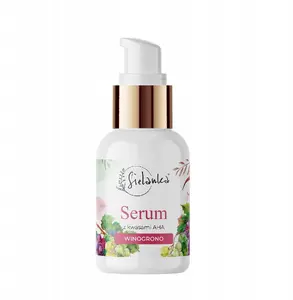 Solverx SIELANKA vīnogu sejas serums ar AHA skābēm 30 ml