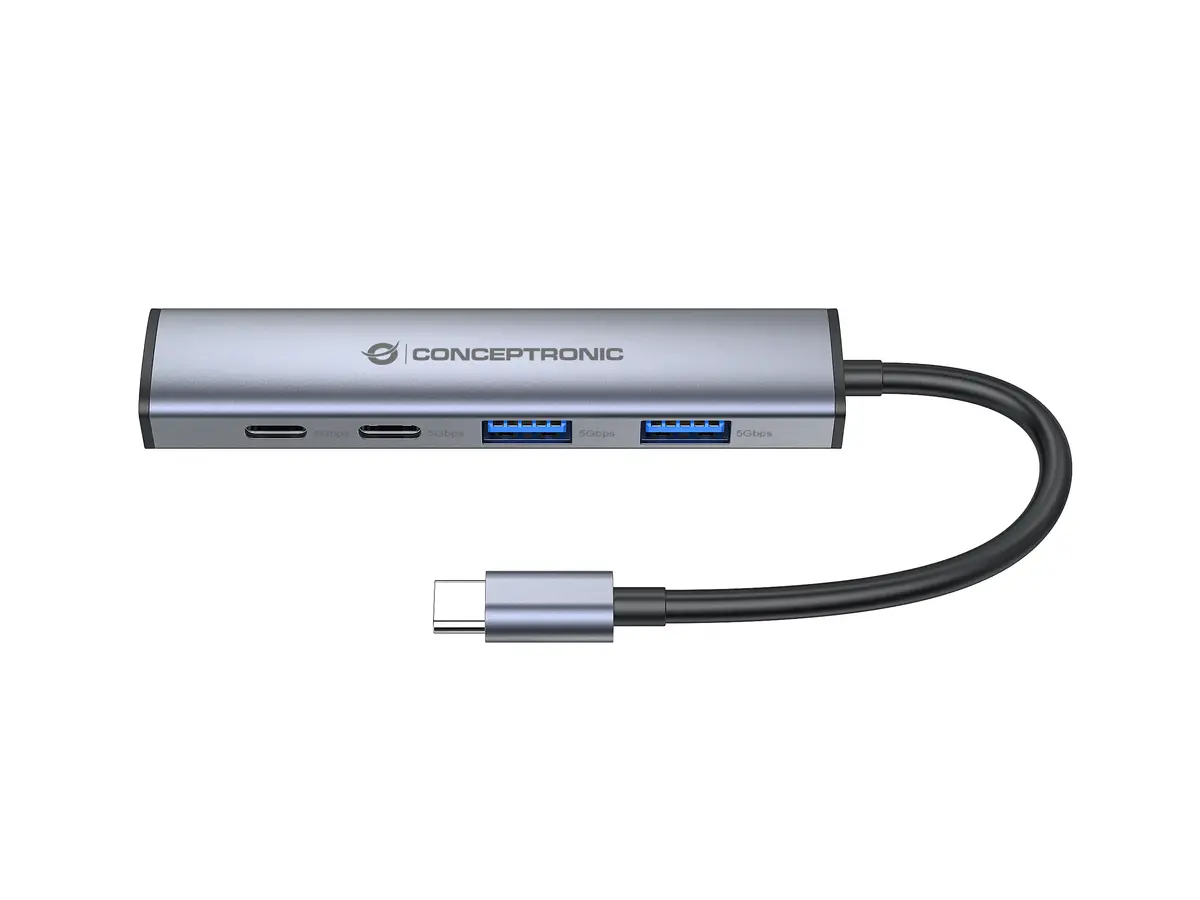 Conceptronic HUBBIES22G USB 3.2 Gen 1 centrmezgls Photo 3