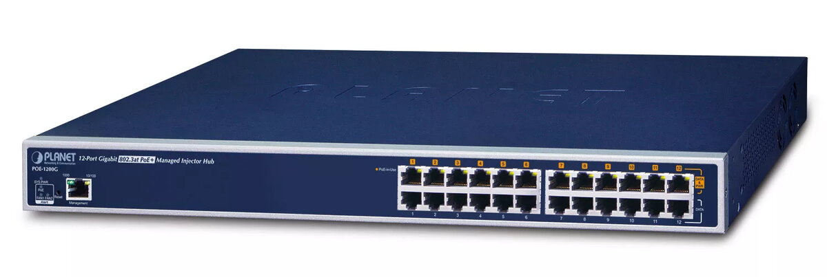 Pārvaldāms slēdzis PLANET POE1200G 24-portu Gigabit