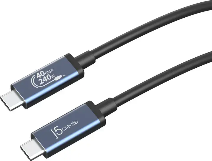 Кабель j5create JUC29L08 USB-C 40 Гбит/с 240 Вт Photo 2
