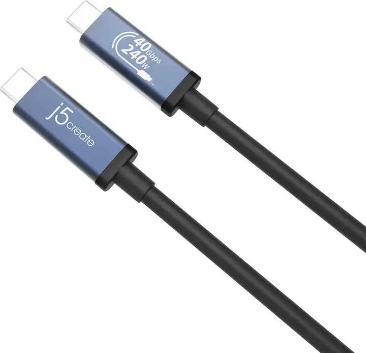 Кабель j5create JUC29L08 USB-C 40 Гбит/с 240 Вт Photo 3