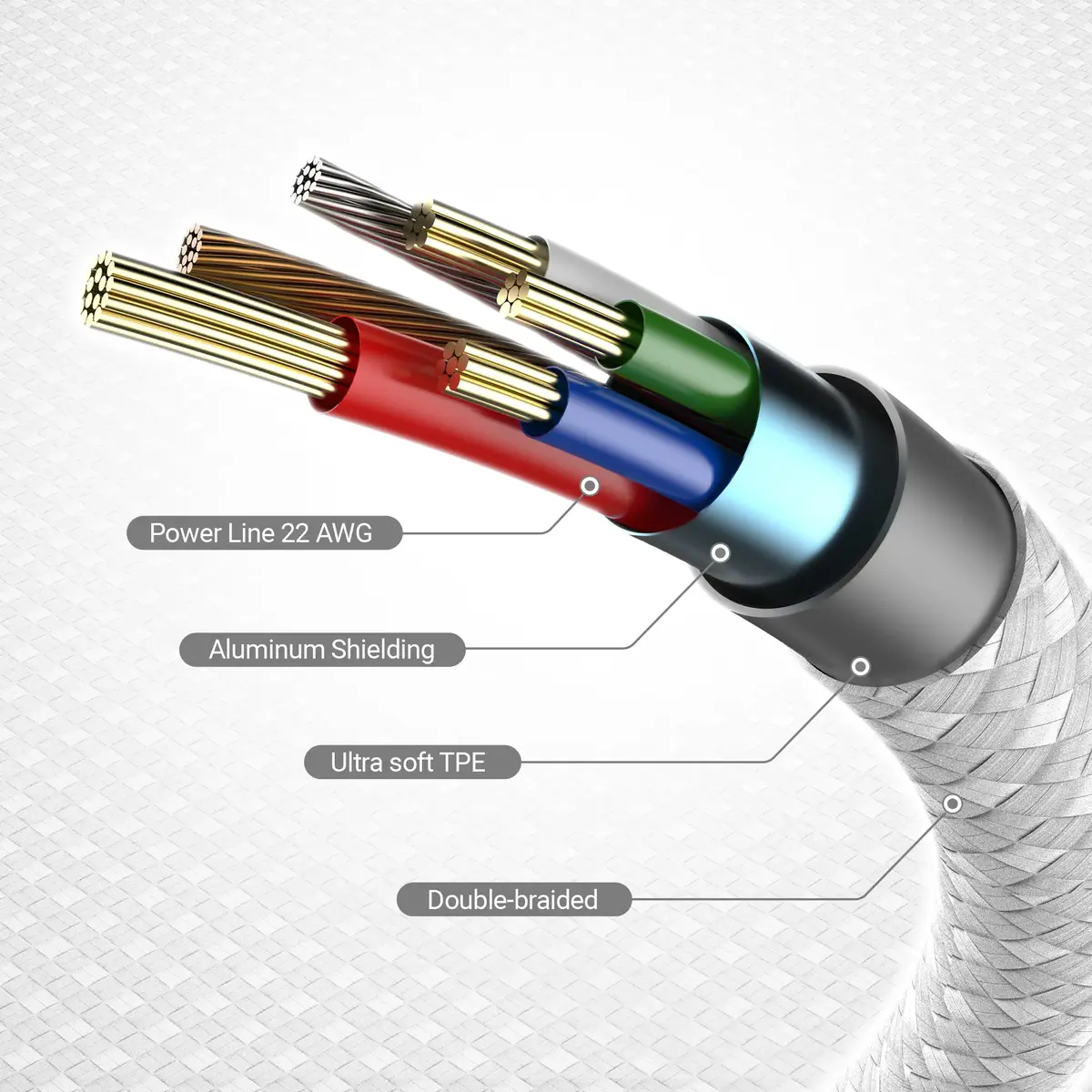 j5create JUCX18L18W USB cable JUCX18L18W-N Photo 5