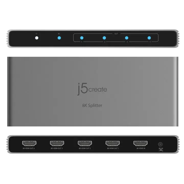 Разветвитель j5create JDSH814 8K HDMI 2.1 Photo 5