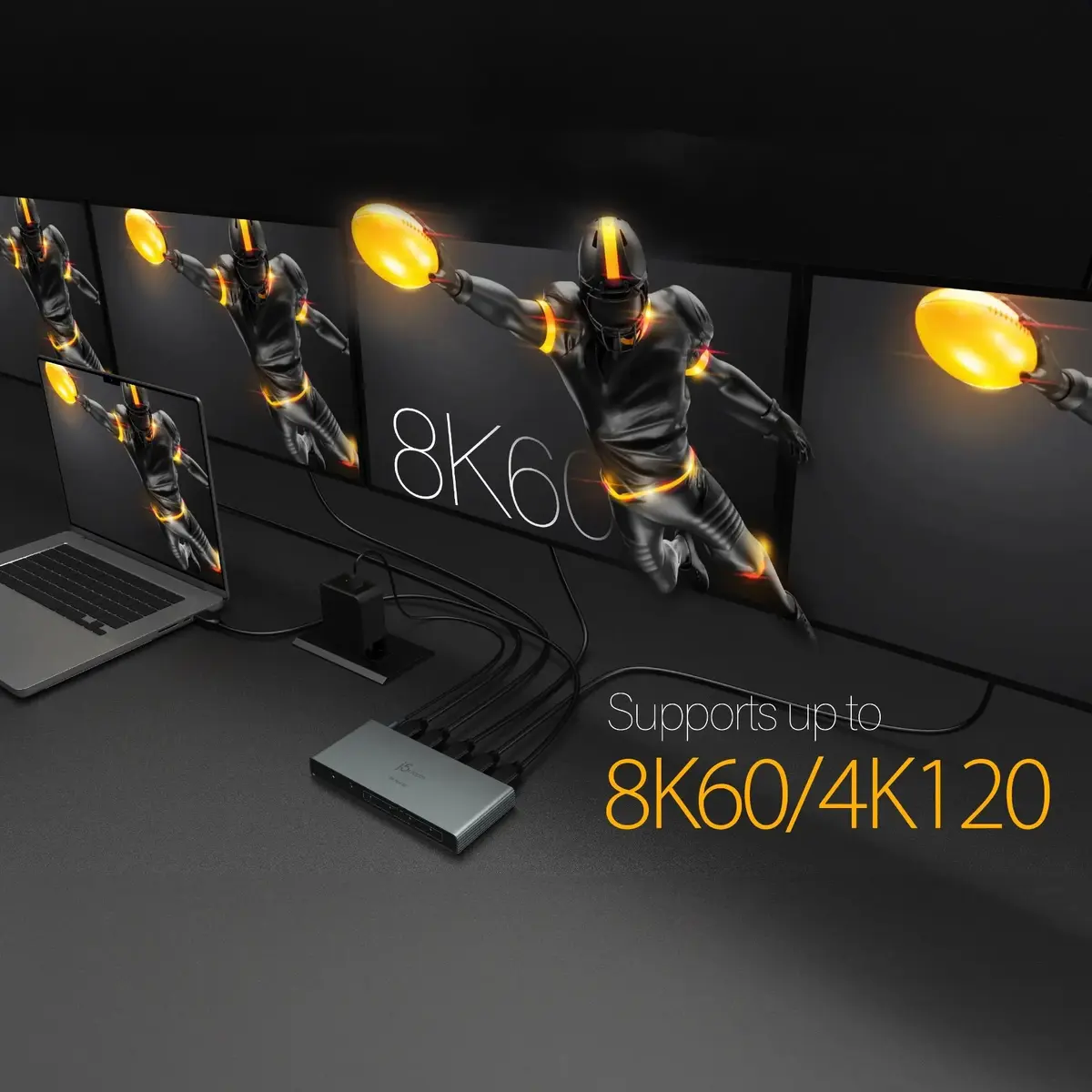 Разветвитель j5create JDSH814 8K HDMI 2.1 Photo 7