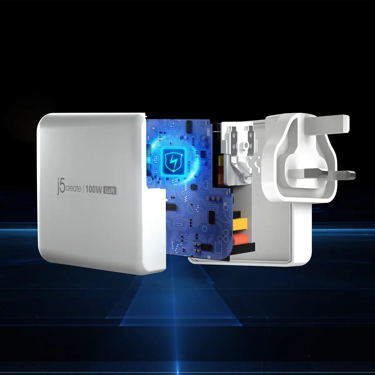 Зарядное устройство j5 create JUP53100 100W GaN Photo 6