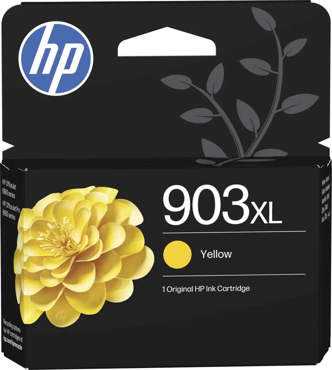 HP 903XL oriģinālā tintes kasetne, dzeltena