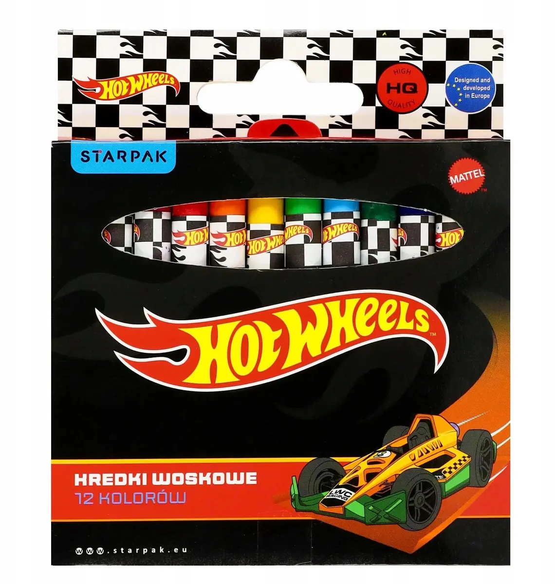 Starpak Hot Wheels vaska krītiņi, 12